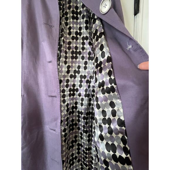 Apt 9th Purple Trench Coat Size Small - Picture 2 of 8